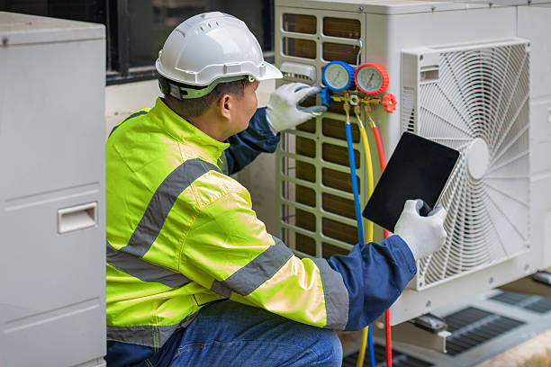 Professional Hvac technician working in Barrington, NH